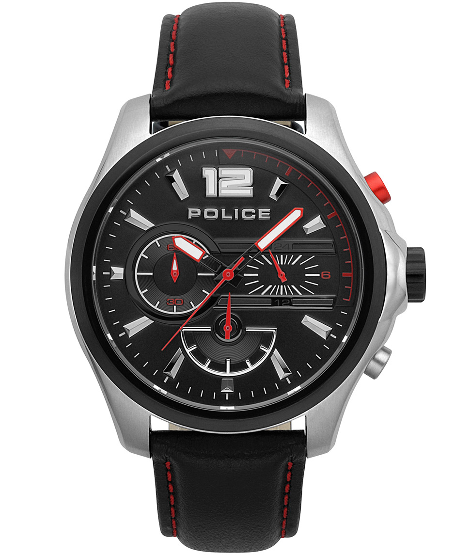 Police_Homme_PL15403JSTB02_DENVER_ArgentNoirRouge_Cuir