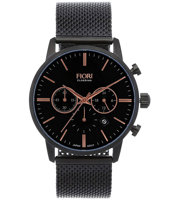 Fiori_Homme_3413_Classima_NoirOr_Acier