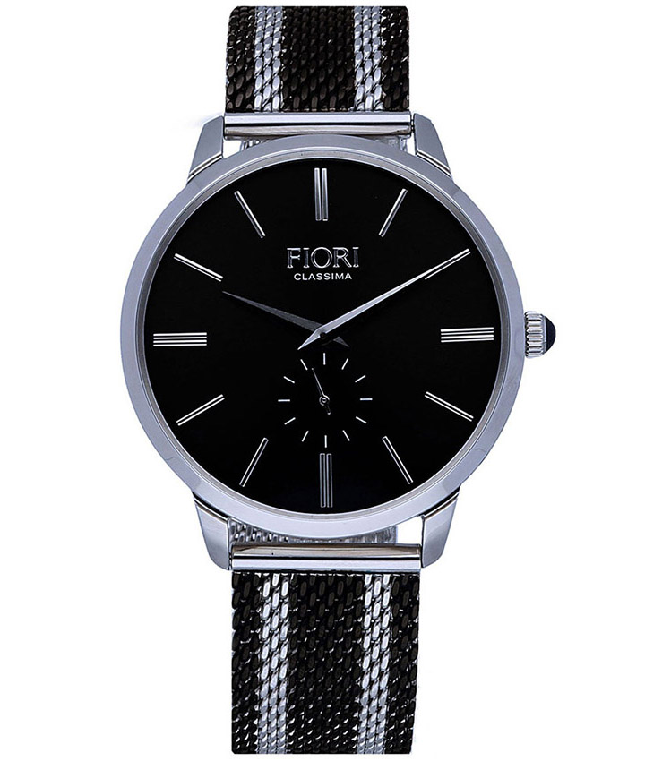 Fiori_Men_3428_Classima_SilverBlack_Stainless