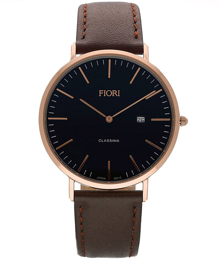 Fiori_Men_3448_Classima_BrownBlackGold_Leather