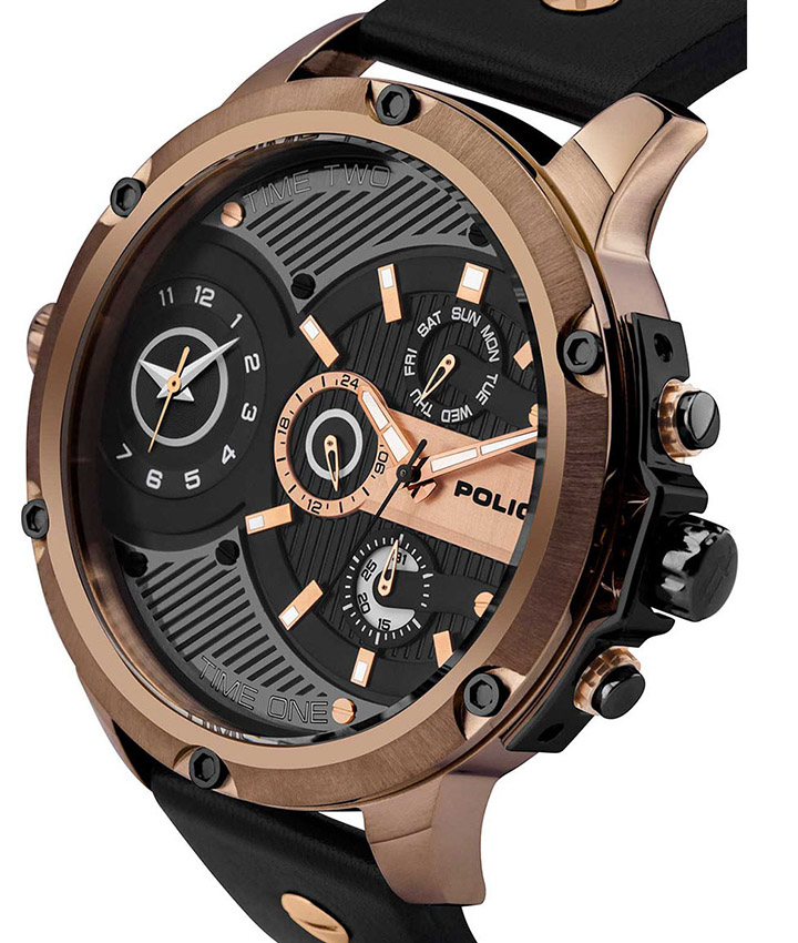 Police_Men_PL.15049JSR/02_Leader_BlackGold_Leather