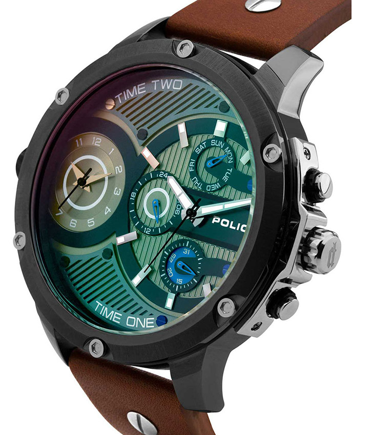 Police_Men_PL.15049JSU/12_Leader_BrownGrey_Leather