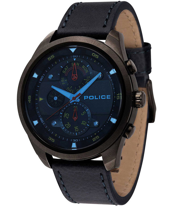 Police_Men_PL.14836JSU/02_Marine_BlueBlack_Leather