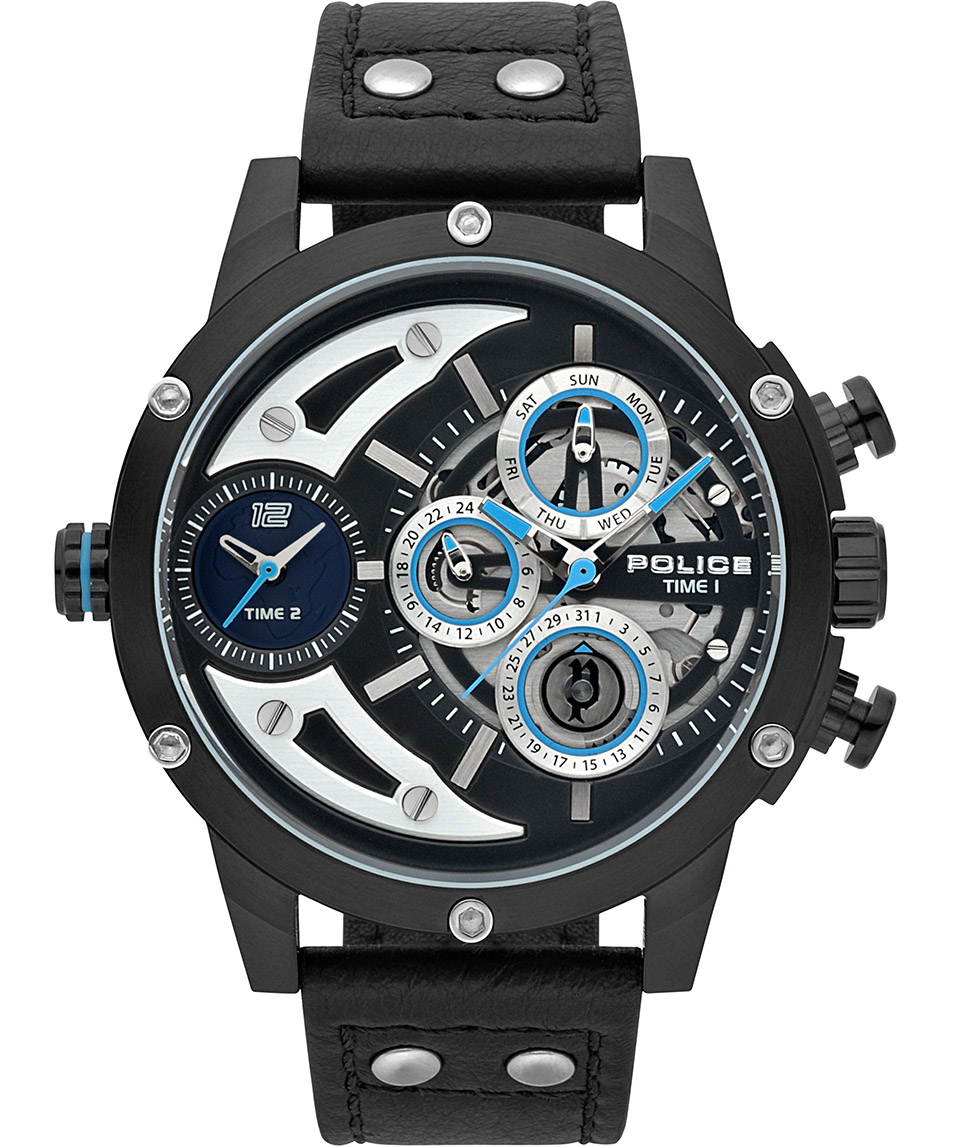 Police_Homme_PL15406JSB02_SCYTHE_ArgentBleuNoir_Cuir