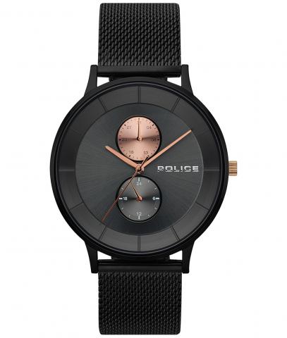 Montres_Police_Homme_BERKELEY_Acier inoxydable, Mailles