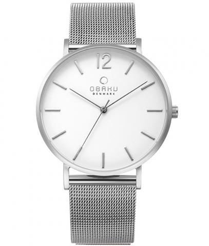 Montres_Obaku_Homme_MARK STEEL_Acier inoxydable, Mailles