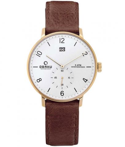 Montres_Obaku_Men_RISLEN CHESTNUT_Cuir