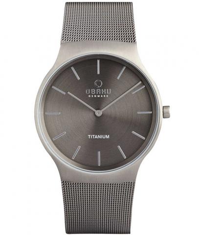 Montres_Obaku_Men_ROLIG TITANIUM_Acier inoxydable, Mailles
