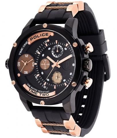 Montres_Police_Homme_Adder_Caoutchouc