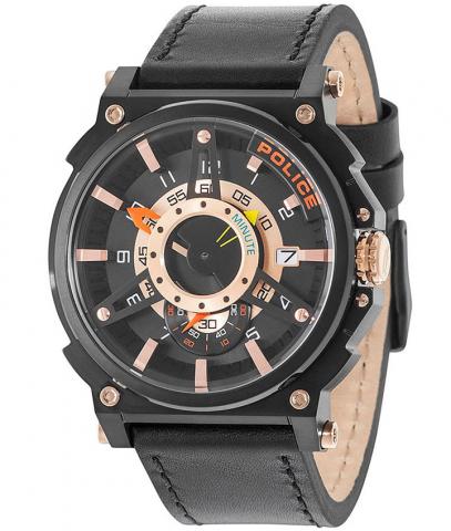 Montres_Police_Men_Compass_Cuir