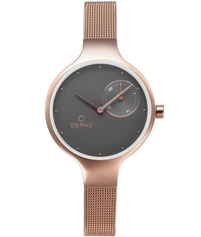 Montres_Obaku_Women_ENG BLUSH_Acier inoxydable, Mailles
