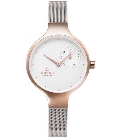 Montres_Obaku_Women_ENG ROSE-BI_Acier inoxydable, Mailles