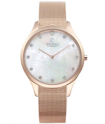 Montres_Obaku_Women_FIN ROSE_Acier inoxydable, Mailles