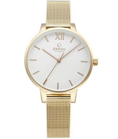 Montres_Obaku_Femme_LIV GOLD_Acier inoxydable, Mailles
