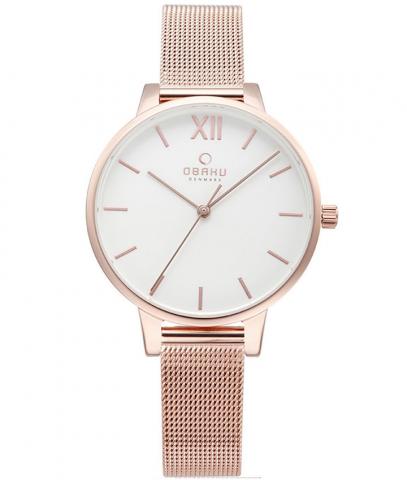 Montres_Obaku_Femme_LIV ROSE_Acier inoxydable, Mailles